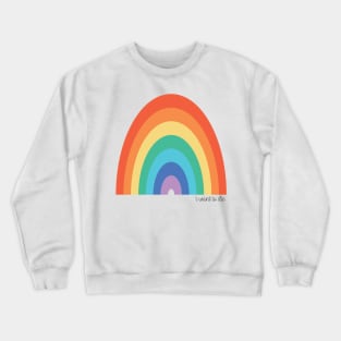 i want to die Crewneck Sweatshirt